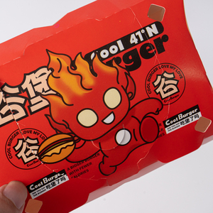 Biểu Tượng Tùy Chỉnh Thức Ăn Nhanh Bao Bì Hot Takeaway <span class=keywords><strong>Mcdonald</strong></span> Của Cho Apple <span class=keywords><strong>Pie</strong></span> Burrito Gối Bọc Kraft Giấy Bánh Hamburger Khay Matt - Product Image 5