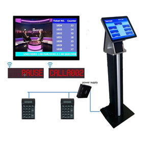 Smart Qmatic <strong>Queue</strong> <strong>Management</strong> <strong>System</strong> with Kiosk and Controllers LCD LED Counter <strong>Display</strong> and Ticket Caller