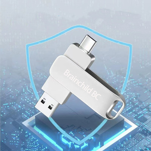 64GB 2-in-1 USB Flash Drive OTG USB C Memory Stick compatibile telefono Android PC penna esterna guida telefono 128GB - Product Image 1