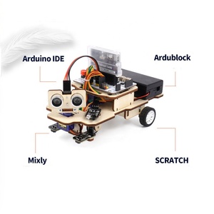 STEM science educational compensato kids self robot assemblaggio giocattolo di programmazione - Product Image 3
