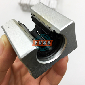 Riel de guía de aluminio cilíndrico, eje óptico, barra cromada, guía lineal, deslizador de guía SBR215 SBR20 - Product Image 3