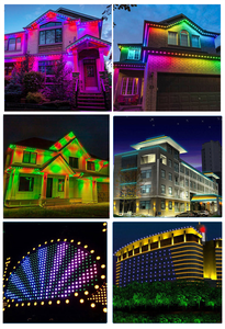 Aoying RGB Pixel Light permanente impermeabile Ip68 tetto da costruzione all'aperto programmabile punto luce colorato per la decorazione della casa - Product Image 6