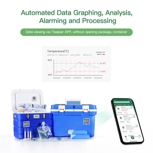 Enregistreur de données bleu sans fil imperméable de la température de la dent IP67 pour l'enregistreur de la température de transport - Product Image 4