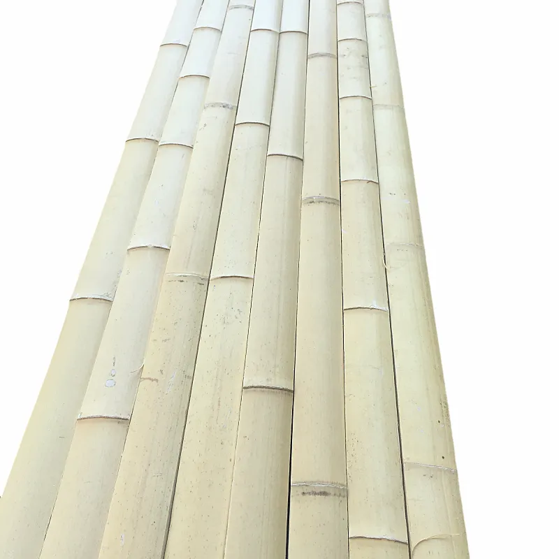 Construção decorativa seca carbonizada natural escuro moso bambu slats