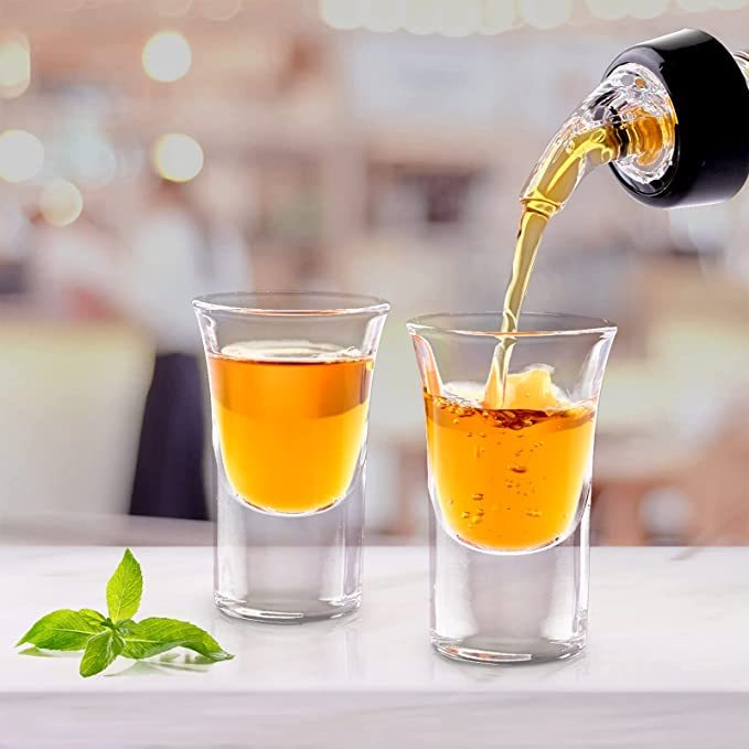 1oz shot glass cheap drinking small long shot glass 30ml