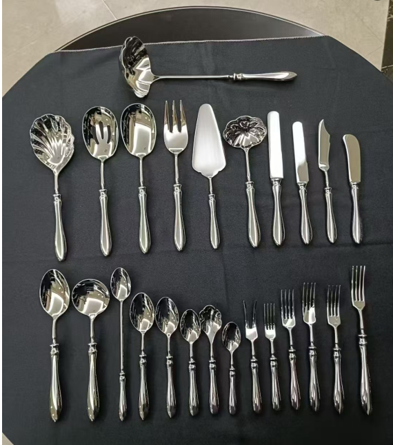 couteau à dessert en argent