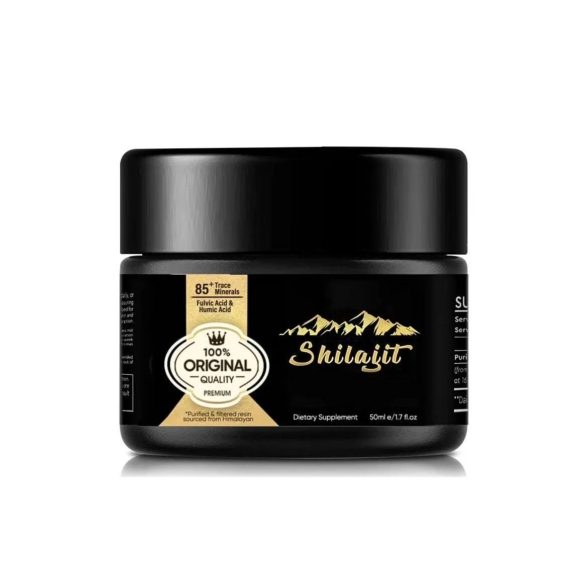 OEM bán buôn sản phẩm y tế Himalaya shilajit nhựa cao Fulvic axit tinh khiết shilajit chế độ ăn uống bổ sung