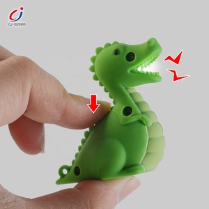 Chengji Fidget Dinosaur <strong>Toys</strong> Educational Electric Animal Keychain Kids Plastic <strong>B</strong>/o Mini Dinosaur <strong>Toys</strong> with Light and Sound - Product Image 2