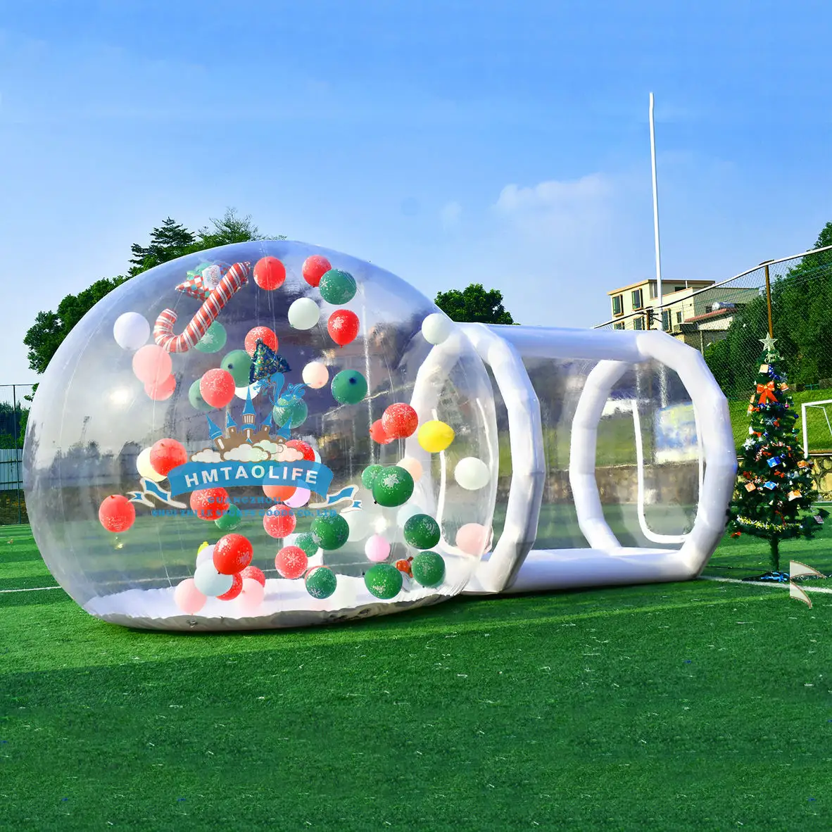 Vendita calda all'aperto gigante trasparente di cristallo gonfiabile della casa gonfiabile della bolla della casa del pallone del partito per il bambino