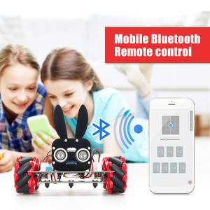 Kit de inicio de robot 4WD, vástago de programación RGB con evitar obstáculos para que los niños aprendan para educación y placas de fabricante - Product Image 6