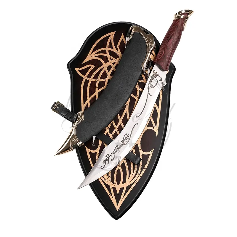 LOTR Lord of The ring Strider arma Replica Aragorn acciaio elfico coltello