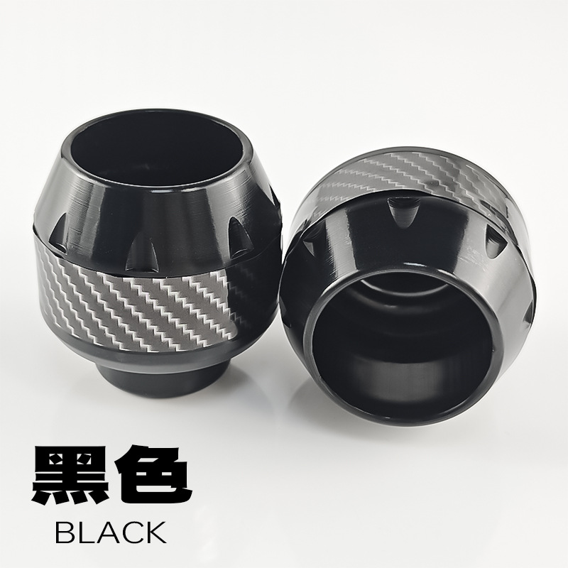 Carbon fiber sticker style in black