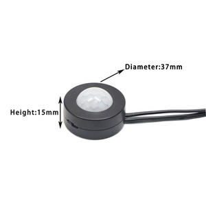 LP-8026 Sensor de luz ajustable 12V 24V Interruptor de sensor de movimiento PIR de trabajo durante todo el día para lámpara LED - Product Image 6