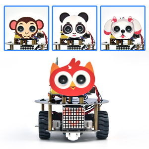 Keyestudio Robot elettronici Smart Little Turtle Robot V3.0 kit per auto per Robot di programmazione educativo Arduino
