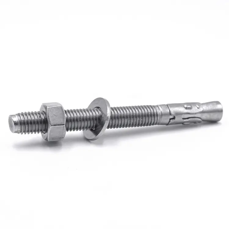 Customized Wedge thread bolt Concrete Through Bolt M30 anchor bolts