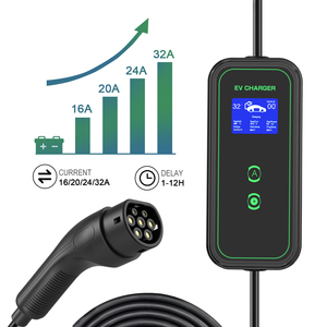เครื่องชาร์จรถยนต์ไฟฟ้า AC จีน EU US มาตรฐานมือถือ GBT Type1 Type2 16A 32A เครื่องชาร์จ EV แบบพกพา - Product Image 6