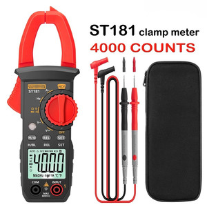 ST181 dijital kelepçe metre DC/AC akım 4000 sayım multimetre ampermetre voltmetre araba Amp Hz kapasite NCV Ohm testi - Product Image 2