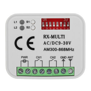Приемник RX MULTI с частотой от 300 МГц до 868 МГц, многочастотный приемник с непрерывно изменяющимся кодом, пульт дистанционного управления с фиксированным кодом - Product Image 3