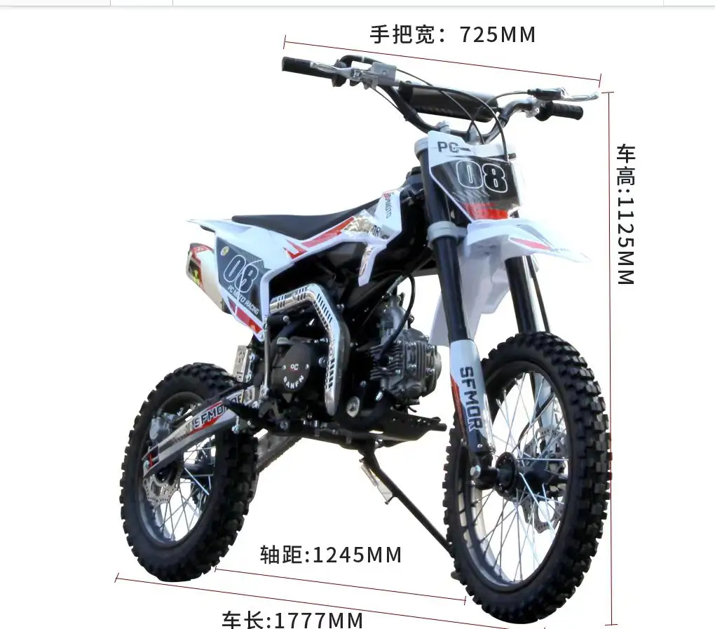 Werkseitig angepasst Andere Motorräder 125 ccm Dirtbike Electric Start Off Road China billiger Pit Bike