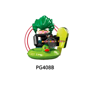 Pg8106 siêu anh hùng Đồng hồ vua nhân vật phản diện Bruce Wayne Robin Dr. Hugo trẻ em câu đố nhựa mini khối xây dựng hình đồ chơi gạch - Product Image 4