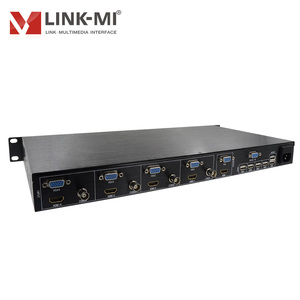 Multiviewer 4x1 Entradas HDMI/VGA/CVBS/USB Pantalla cuádruple de video HD para monitor de pantalla LCD Multiviewer HDMI 4 en 1 Salida Interruptor HDMI