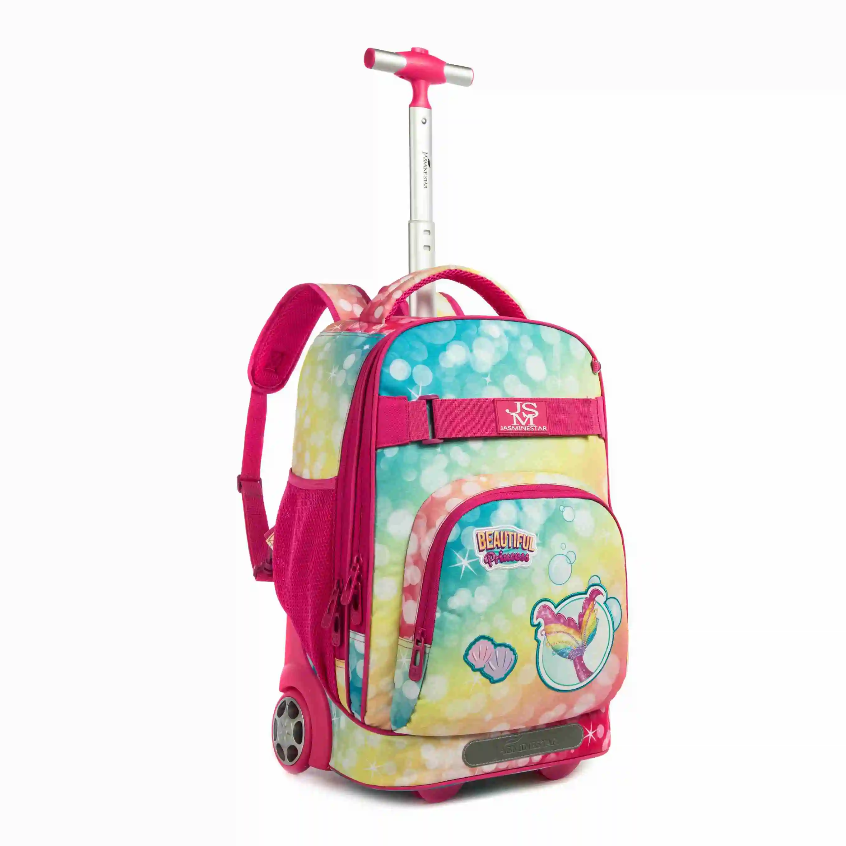 Chinese Supplier Kids Girls Trolley Backpack With Detachable Trolley Frame For Backpack