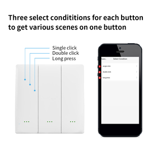 Multi-funzione pulsante Wireless per il sistema di casa intelligente Zigbee scena interruttore strumento di controllo per i dispositivi Tuya e le impostazioni di Scene - Product Image 3