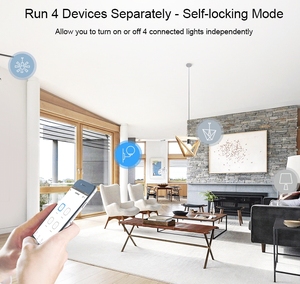 Son off 4CH <strong>R3</strong> 4-way Upgraded Intelligent Switch Modification Part for Smart Home Voice <strong>Remote</strong> Control - Product Image 6