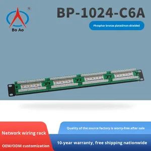 24-Port Non-Shielding Network <strong>Patch</strong> <strong>Panel</strong> RJ45 CAT6A Cable Management Rack Cabinet Network Cable <strong>Module</strong> 24-Port <strong>Patch</strong> <strong>Panel</strong> - Product Image 6