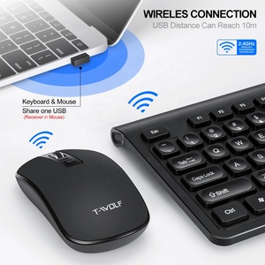 Teclado inalámbrico TF300 RGB para PC, conjunto de ratón y ratón para videojuegos - Product Image 4