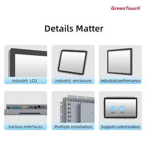 Monitor Touch Open Frame 22 pollici widescreen Pcap touch panel monitor lcd utilizzato per monitor industriali - Product Image 2