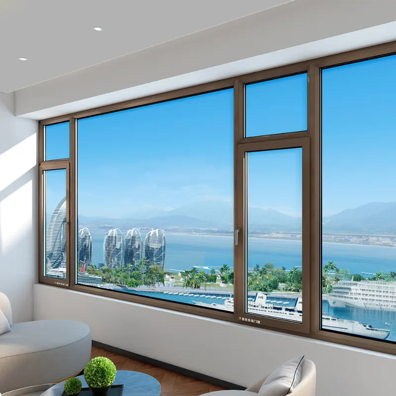 Personalizzazione semplice della porta e della finestra in lega di alluminio per voi a casa con l'alta qualità