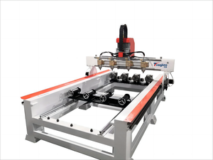 Enrutador CNC 3D de 4 ejes, velocidad rápida, cabezales múltiples, máquina CNC de esculpir 3D, 3 ejes, 4 husillos, 6 husillos, enrutador CNC - Product Image 2