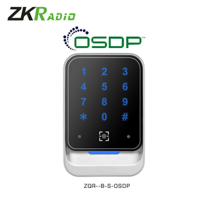 Touch Screen Waterproof <strong>RS485</strong>/OSDP Output QR+<strong>RFID</strong> Access Control <strong>Reader</strong> <strong>with</strong> PIN Keypad for Access Control System - Product Image 1