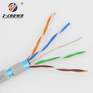 4 cặp mạng cat6A che chắn 1 ngoài trời công nghiệp vá dây CAT7 sợi quang CAT5e CAT6 cáp Ethernet 5ft <span class=keywords><strong>5</strong></span> gói UTP cáp - Product Image 2