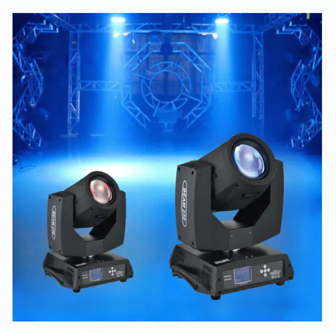 230w moving head double lens strobe 7r 230w beam ba for stage wedding party robotic beam lights 230 7r