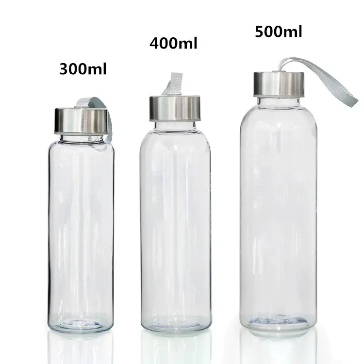 300ml 400ml 600ml Bottiglia di Acqua di Plastica con Loghi Personalizzati come Regalo per la Promozione del Marchio di Trasporto di acqua di Sport bottiglia piccola tazza