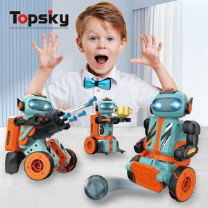 Intelligent 3-in-1 STEM Model <strong>Robot</strong> Puzzle Construction New Design Remote Control DIY Toys for Kids Boxed Sets - Product Image 5