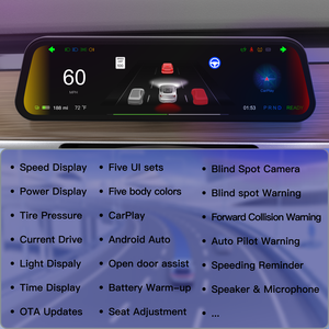 2025特斯拉3 y型在线OTA升级的最新9.6英寸数字集群显示仪表板仪器盲点监视器 - Product Image 6