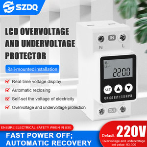 Dispositivo protector de voltaje AVP 230V 40A Relé protector trifásico de 2 polos con protección contra sobrecorriente 40A 63A 220V - Product Image 6