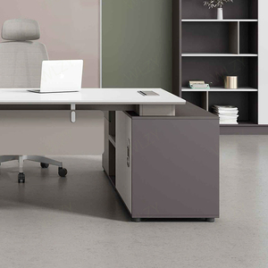 Contemporary Single Modular Office Furniture Extendable Wooden Staff Table <strong>Computer</strong> Desk Cubicle <strong>Computer</strong> Desk - Product Image 5