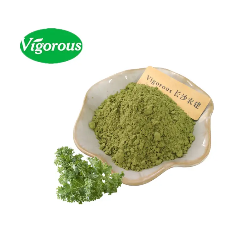 Vegetales orgánicos de grado alimenticio 99% Kale Leaf Powder Organic