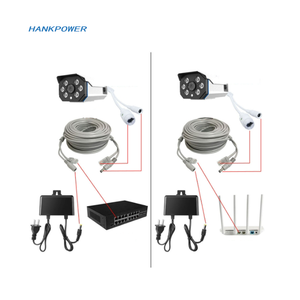 5M-50M Cat5E เครือข่ายอีเธอร์เน็ต LAN RJ45 พร้อมสายต่อขยายไฟ DC สําหรับกล้องวงจรปิดระบบกล้อง IP - Product Image 5