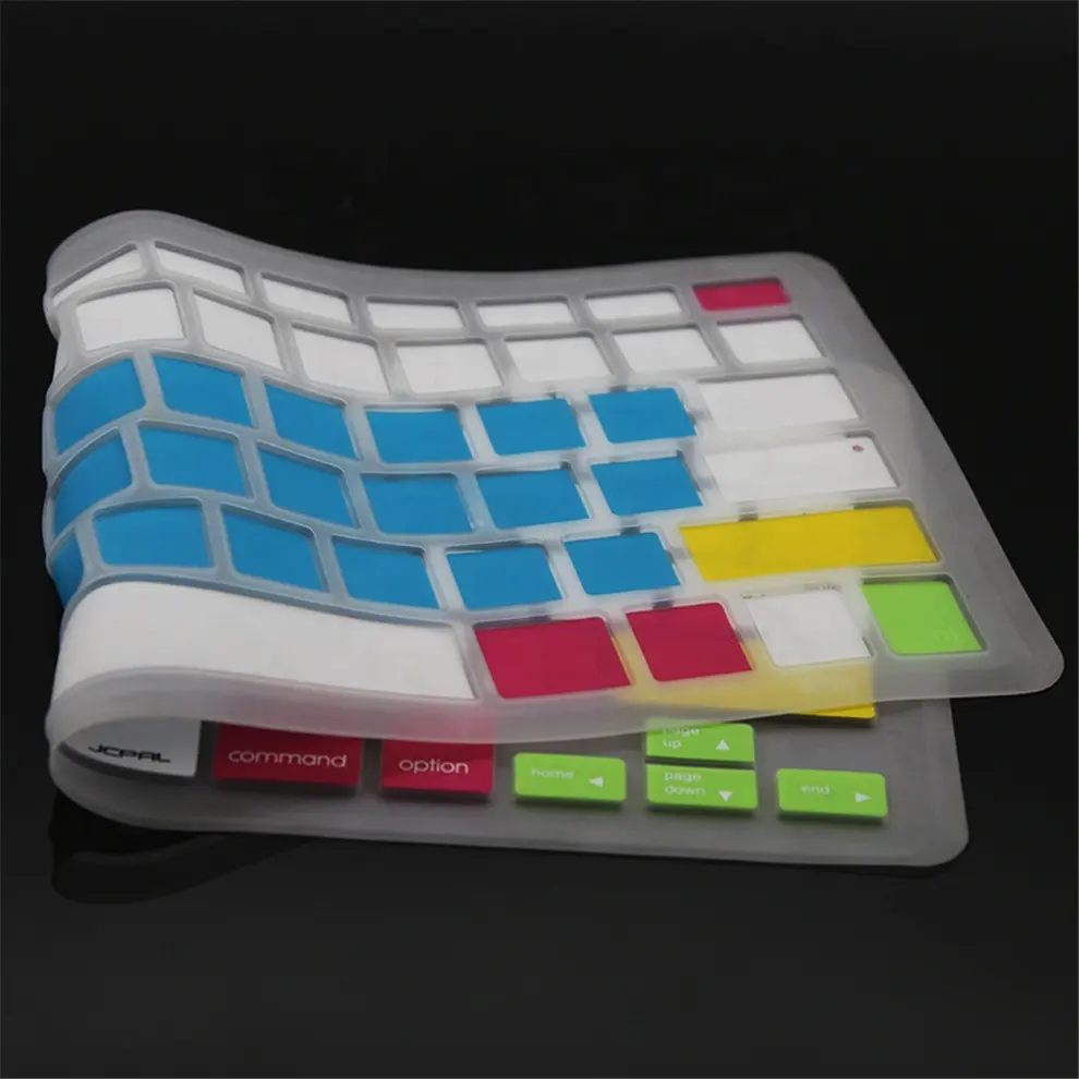 Özel kapak koruyucu dizüstü yüksek kaliteli renkli toz geçirmez klavye cilt