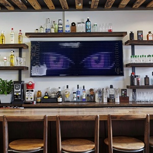 Programmable <strong>LED</strong> Matrix Panel for Advertising or DIY Use Small Screen Animation 5V <strong>LED</strong> Sign for Car Party Festival Home Decor - Product Image 5