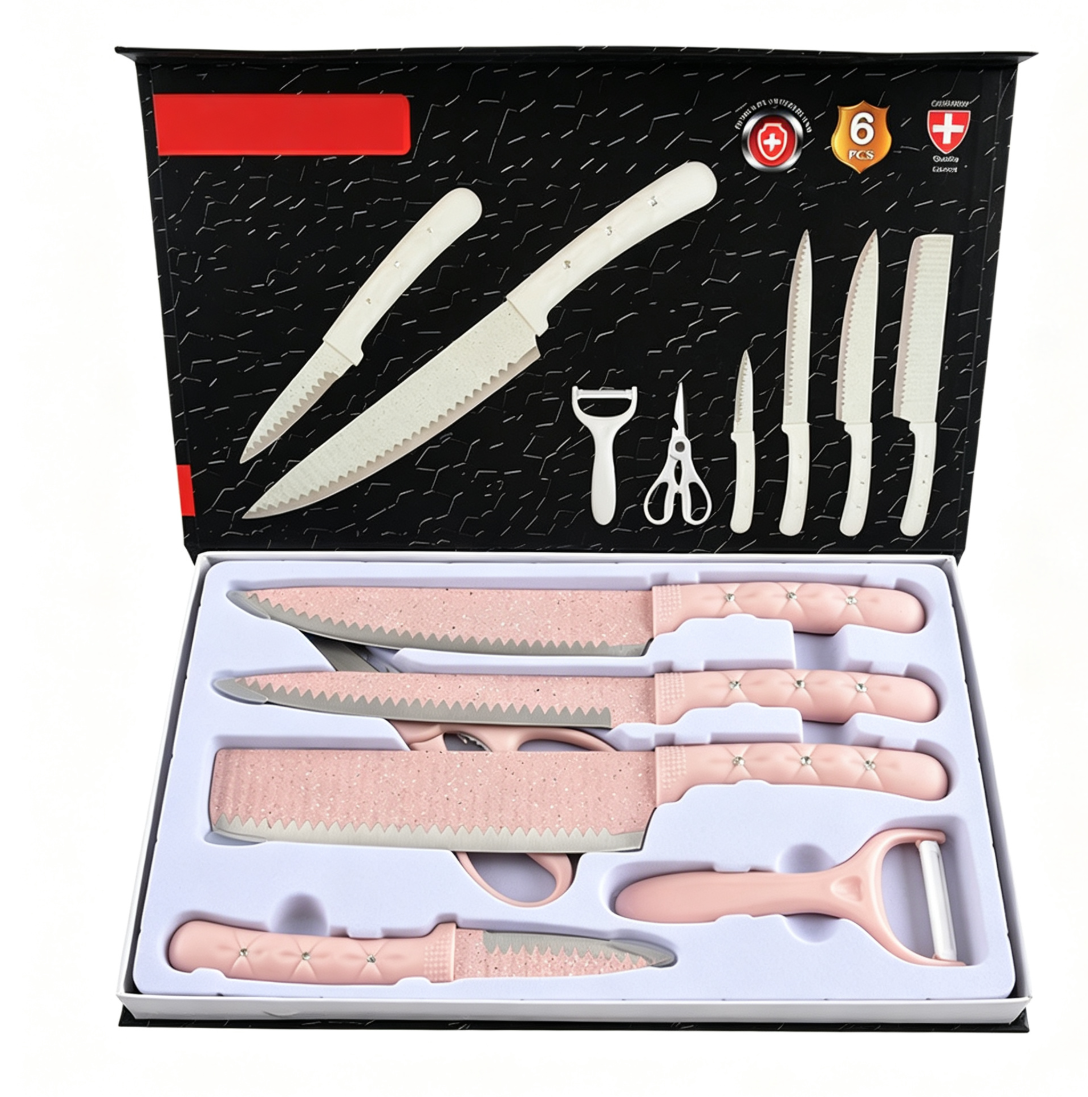 Pink with Slicing knife