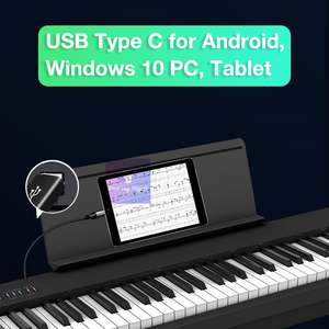 MIDI Electric Piano Electronic <strong>Keyboard</strong> Drum DAC <strong>USB</strong> C to <strong>USB</strong> 2.0 Printer Adapter <strong>USB</strong> Type C Converter for Printer Fax Scanner - Product Image 5