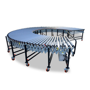 Customized Rubber-coated Anti-slip Flexible Roller <strong>Conveyor</strong> Powered Roller Line Galvanized Roller <strong>Conveyor</strong> for Boxes <strong>Unloading</strong> - Product Image 4