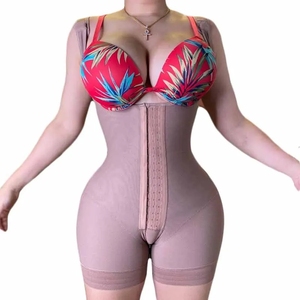 Dropshipping 2023 Shapewear mở Bust Tummy kiểm soát fajas Hook-Eye Shaper sau khi sinh Bodysuit Logo <span class=keywords><strong>kim</strong></span> <span class=keywords><strong>KARDASHIAN</strong></span> BBL bài - Product Image 1