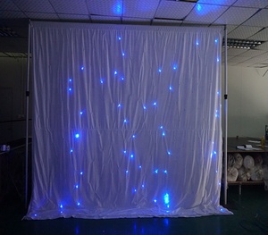 DMX Control LED Stern vorhang RGB Stern Stoff für Hochzeit Stage Show Church - Product Image 2